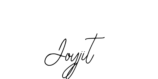 The best way (Bearetta-2O07w) to make a short signature is to pick only two or three words in your name. The name Joyjit include a total of six letters. For converting this name. Joyjit signature style 12 images and pictures png