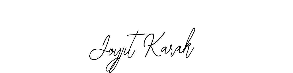 Joyjit Karak stylish signature style. Best Handwritten Sign (Bearetta-2O07w) for my name. Handwritten Signature Collection Ideas for my name Joyjit Karak. Joyjit Karak signature style 12 images and pictures png