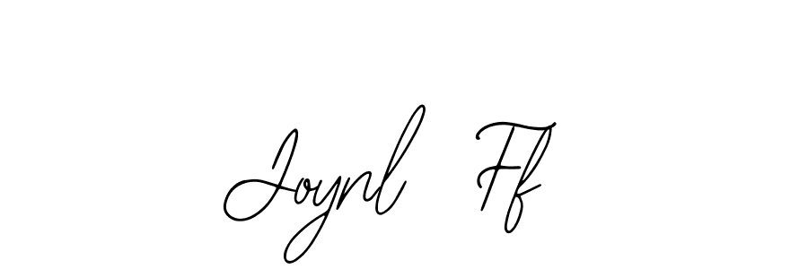How to make Joynl  Ff name signature. Use Bearetta-2O07w style for creating short signs online. This is the latest handwritten sign. Joynl  Ff signature style 12 images and pictures png