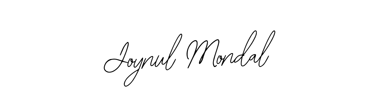 How to make Joynul Mondal name signature. Use Bearetta-2O07w style for creating short signs online. This is the latest handwritten sign. Joynul Mondal signature style 12 images and pictures png