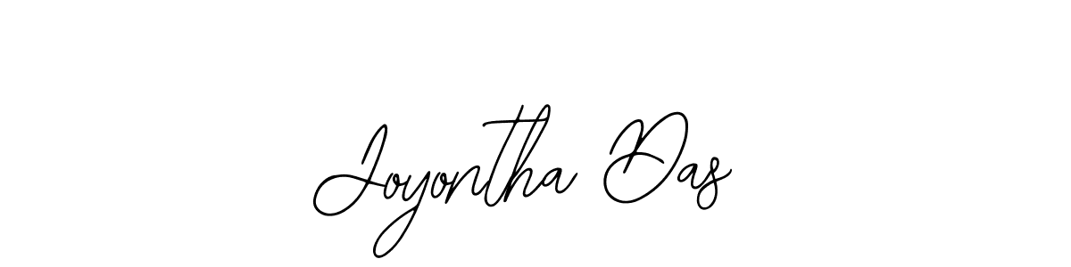 Use a signature maker to create a handwritten signature online. With this signature software, you can design (Bearetta-2O07w) your own signature for name Joyontha Das. Joyontha Das signature style 12 images and pictures png