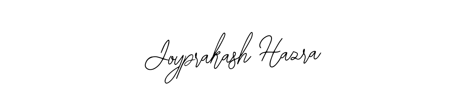 The best way (Bearetta-2O07w) to make a short signature is to pick only two or three words in your name. The name Joyprakash Hazra include a total of six letters. For converting this name. Joyprakash Hazra signature style 12 images and pictures png