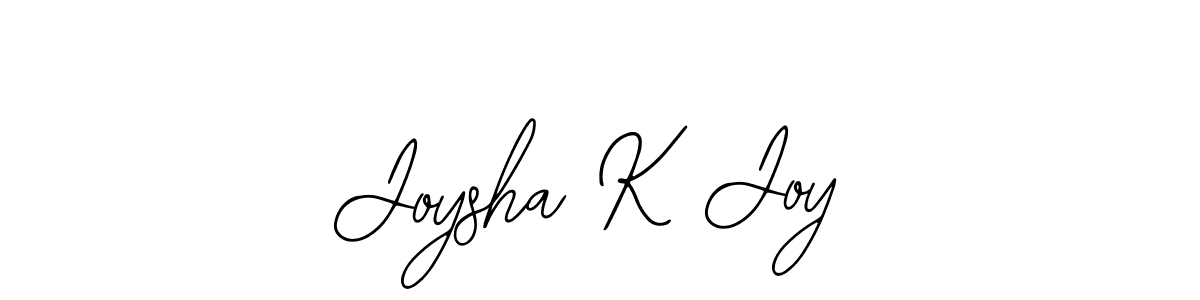 Make a beautiful signature design for name Joysha K Joy. With this signature (Bearetta-2O07w) style, you can create a handwritten signature for free. Joysha K Joy signature style 12 images and pictures png