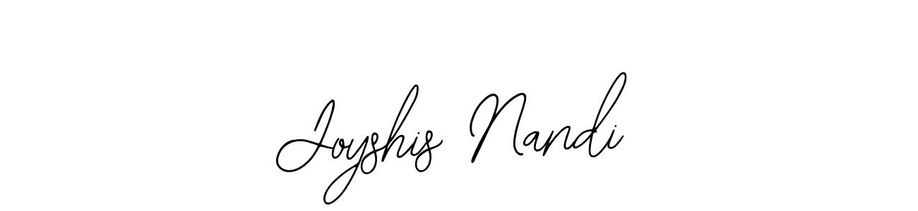 How to make Joyshis Nandi signature? Bearetta-2O07w is a professional autograph style. Create handwritten signature for Joyshis Nandi name. Joyshis Nandi signature style 12 images and pictures png