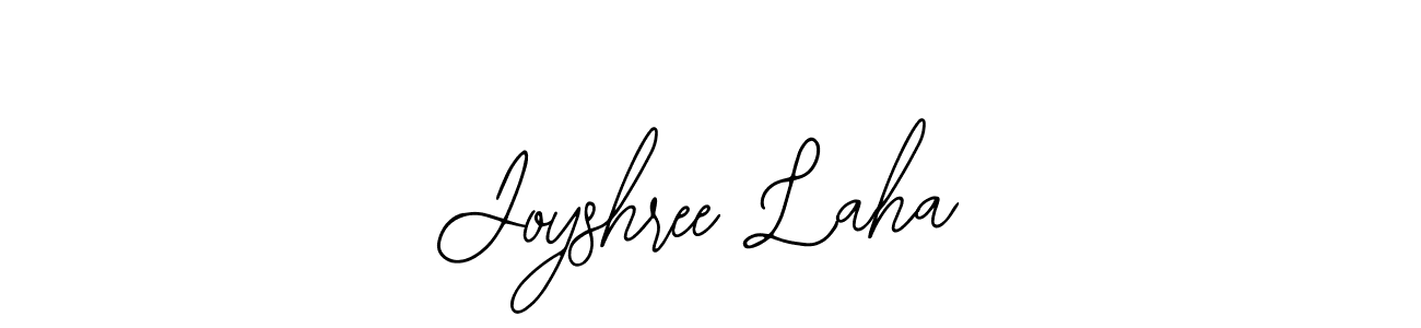 How to make Joyshree Laha name signature. Use Bearetta-2O07w style for creating short signs online. This is the latest handwritten sign. Joyshree Laha signature style 12 images and pictures png