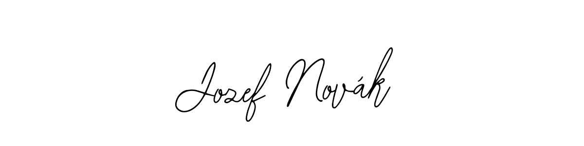 Design your own signature with our free online signature maker. With this signature software, you can create a handwritten (Bearetta-2O07w) signature for name Jozef Novák. Jozef Novák signature style 12 images and pictures png