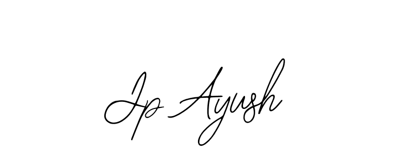 Also we have Jp Ayush name is the best signature style. Create professional handwritten signature collection using Bearetta-2O07w autograph style. Jp Ayush signature style 12 images and pictures png