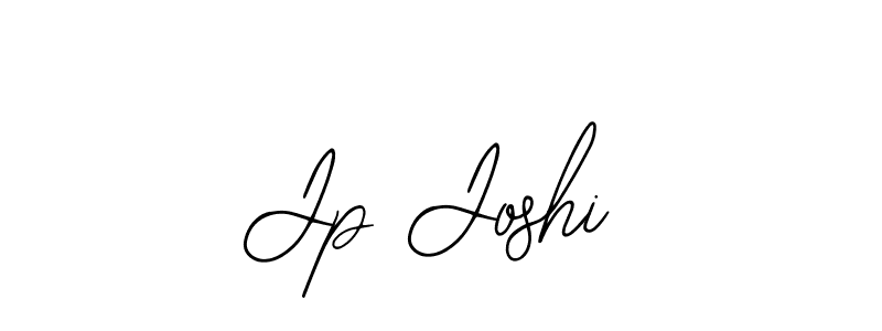 How to make Jp Joshi name signature. Use Bearetta-2O07w style for creating short signs online. This is the latest handwritten sign. Jp Joshi signature style 12 images and pictures png