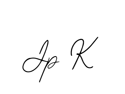 Jp K stylish signature style. Best Handwritten Sign (Bearetta-2O07w) for my name. Handwritten Signature Collection Ideas for my name Jp K. Jp K signature style 12 images and pictures png