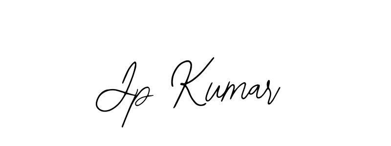 How to make Jp Kumar name signature. Use Bearetta-2O07w style for creating short signs online. This is the latest handwritten sign. Jp Kumar signature style 12 images and pictures png