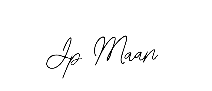 Design your own signature with our free online signature maker. With this signature software, you can create a handwritten (Bearetta-2O07w) signature for name Jp Maan. Jp Maan signature style 12 images and pictures png