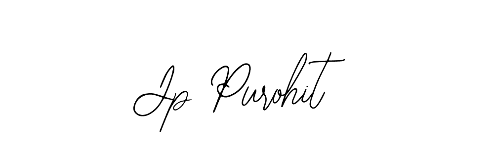 Use a signature maker to create a handwritten signature online. With this signature software, you can design (Bearetta-2O07w) your own signature for name Jp Purohit. Jp Purohit signature style 12 images and pictures png