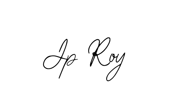 How to make Jp Roy name signature. Use Bearetta-2O07w style for creating short signs online. This is the latest handwritten sign. Jp Roy signature style 12 images and pictures png