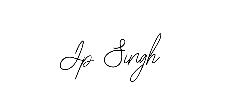 How to make Jp Singh name signature. Use Bearetta-2O07w style for creating short signs online. This is the latest handwritten sign. Jp Singh signature style 12 images and pictures png