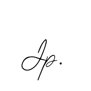 The best way (Bearetta-2O07w) to make a short signature is to pick only two or three words in your name. The name Jp. include a total of six letters. For converting this name. Jp. signature style 12 images and pictures png