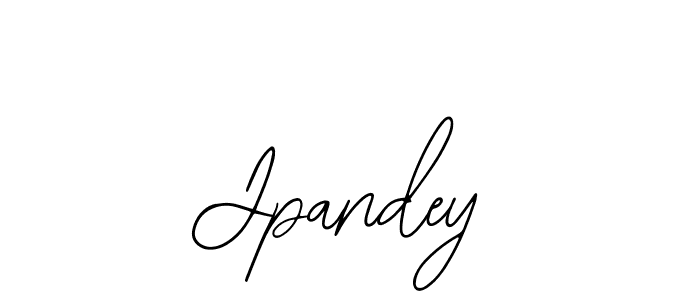 How to make Jpandey name signature. Use Bearetta-2O07w style for creating short signs online. This is the latest handwritten sign. Jpandey signature style 12 images and pictures png