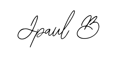 You should practise on your own different ways (Bearetta-2O07w) to write your name (Jpaul B) in signature. Don't let someone else do it for you. Jpaul B signature style 12 images and pictures png