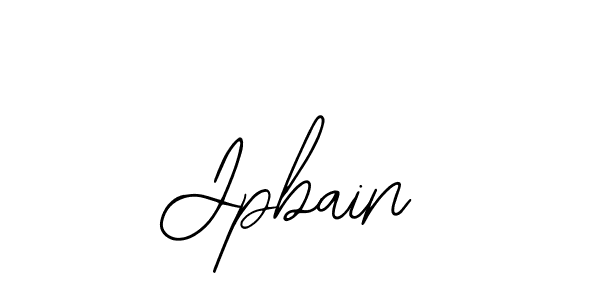 The best way (Bearetta-2O07w) to make a short signature is to pick only two or three words in your name. The name Jpbain include a total of six letters. For converting this name. Jpbain signature style 12 images and pictures png
