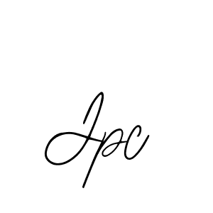 The best way (Bearetta-2O07w) to make a short signature is to pick only two or three words in your name. The name Jpc include a total of six letters. For converting this name. Jpc signature style 12 images and pictures png