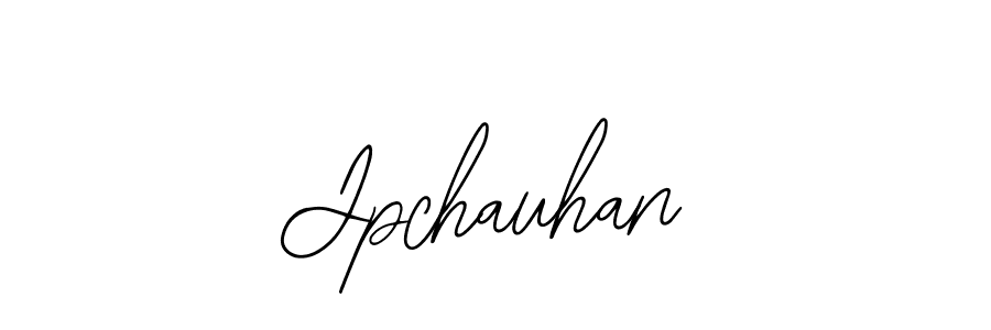 How to make Jpchauhan name signature. Use Bearetta-2O07w style for creating short signs online. This is the latest handwritten sign. Jpchauhan signature style 12 images and pictures png