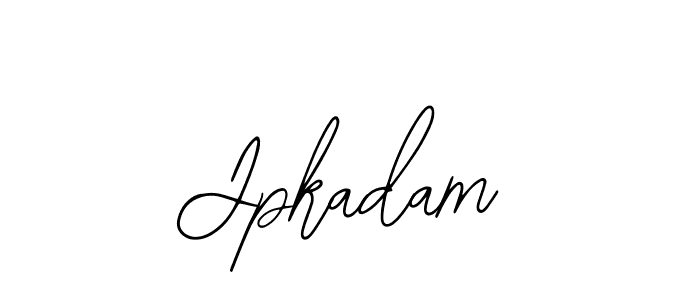 The best way (Bearetta-2O07w) to make a short signature is to pick only two or three words in your name. The name Jpkadam include a total of six letters. For converting this name. Jpkadam signature style 12 images and pictures png