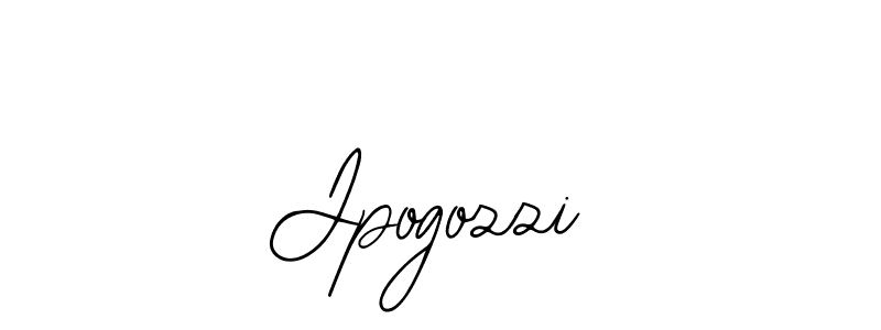 Similarly Bearetta-2O07w is the best handwritten signature design. Signature creator online .You can use it as an online autograph creator for name Jpogozzi. Jpogozzi signature style 12 images and pictures png