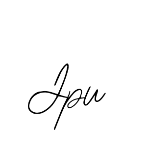 Create a beautiful signature design for name Jpu. With this signature (Bearetta-2O07w) fonts, you can make a handwritten signature for free. Jpu signature style 12 images and pictures png