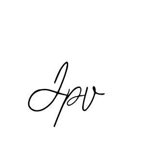 Use a signature maker to create a handwritten signature online. With this signature software, you can design (Bearetta-2O07w) your own signature for name Jpv. Jpv signature style 12 images and pictures png