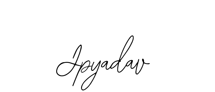 How to make Jpyadav name signature. Use Bearetta-2O07w style for creating short signs online. This is the latest handwritten sign. Jpyadav signature style 12 images and pictures png