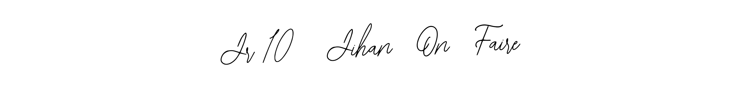 The best way (Bearetta-2O07w) to make a short signature is to pick only two or three words in your name. The name Jr 10   Jihan  On  Faire include a total of six letters. For converting this name. Jr 10   Jihan  On  Faire signature style 12 images and pictures png