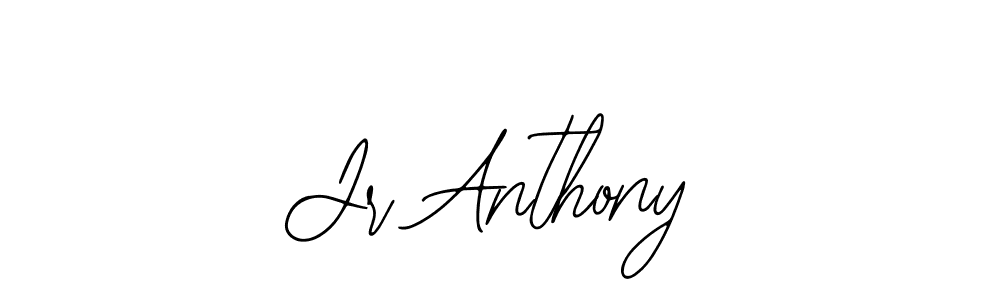 The best way (Bearetta-2O07w) to make a short signature is to pick only two or three words in your name. The name Jr Anthony include a total of six letters. For converting this name. Jr Anthony signature style 12 images and pictures png