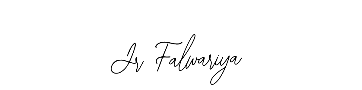 Similarly Bearetta-2O07w is the best handwritten signature design. Signature creator online .You can use it as an online autograph creator for name Jr Falwariya. Jr Falwariya signature style 12 images and pictures png