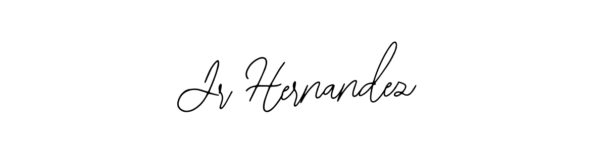 How to make Jr Hernandez name signature. Use Bearetta-2O07w style for creating short signs online. This is the latest handwritten sign. Jr Hernandez signature style 12 images and pictures png