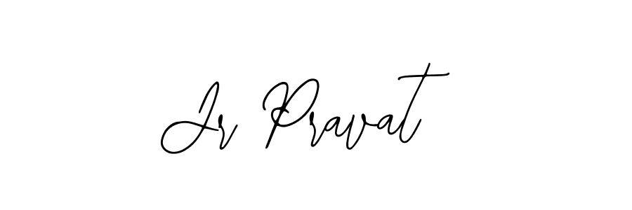 Similarly Bearetta-2O07w is the best handwritten signature design. Signature creator online .You can use it as an online autograph creator for name Jr Pravat. Jr Pravat signature style 12 images and pictures png