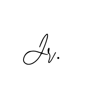 You should practise on your own different ways (Bearetta-2O07w) to write your name (Jr.) in signature. don't let someone else do it for you. Jr. signature style 12 images and pictures png