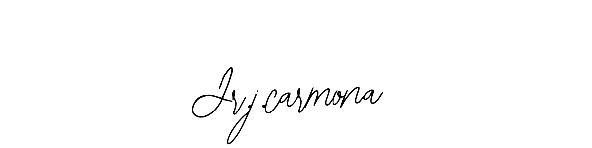 Design your own signature with our free online signature maker. With this signature software, you can create a handwritten (Bearetta-2O07w) signature for name Jr.j.carmona. Jr.j.carmona signature style 12 images and pictures png