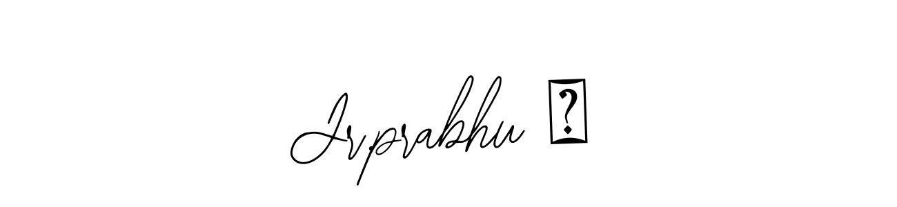 Jr.prabhu ⚓ stylish signature style. Best Handwritten Sign (Bearetta-2O07w) for my name. Handwritten Signature Collection Ideas for my name Jr.prabhu ⚓. Jr.prabhu ⚓ signature style 12 images and pictures png
