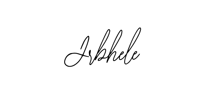 Similarly Bearetta-2O07w is the best handwritten signature design. Signature creator online .You can use it as an online autograph creator for name Jrbhele. Jrbhele signature style 12 images and pictures png