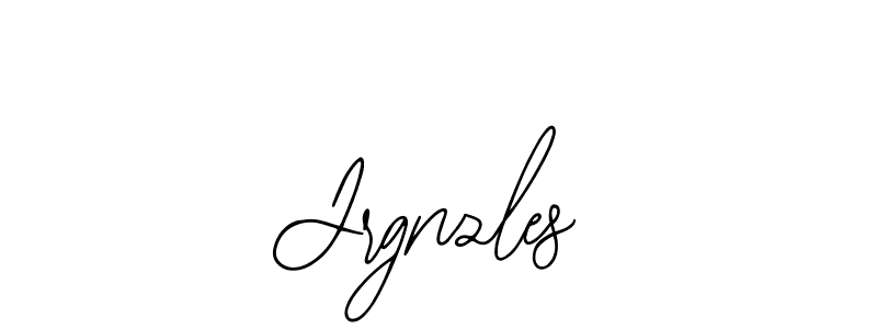 How to make Jrgnzles name signature. Use Bearetta-2O07w style for creating short signs online. This is the latest handwritten sign. Jrgnzles signature style 12 images and pictures png