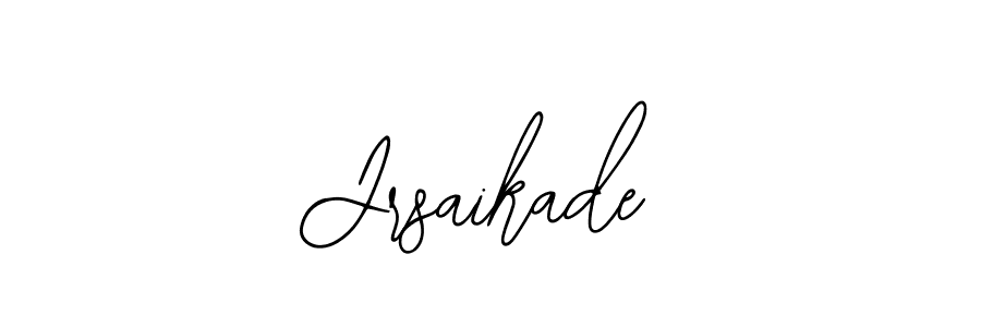 How to make Jrsaikade name signature. Use Bearetta-2O07w style for creating short signs online. This is the latest handwritten sign. Jrsaikade signature style 12 images and pictures png