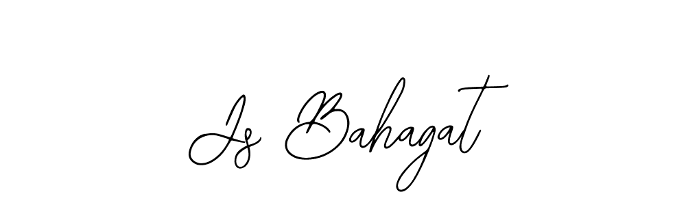 The best way (Bearetta-2O07w) to make a short signature is to pick only two or three words in your name. The name Js Bahagat include a total of six letters. For converting this name. Js Bahagat signature style 12 images and pictures png
