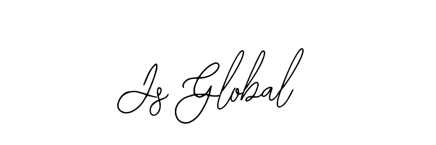 It looks lik you need a new signature style for name Js Global. Design unique handwritten (Bearetta-2O07w) signature with our free signature maker in just a few clicks. Js Global signature style 12 images and pictures png