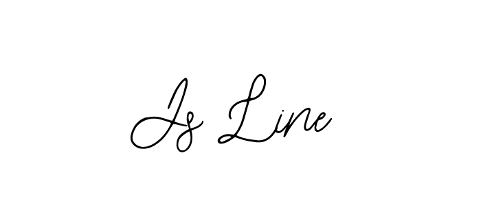 You should practise on your own different ways (Bearetta-2O07w) to write your name (Js Line) in signature. don't let someone else do it for you. Js Line signature style 12 images and pictures png