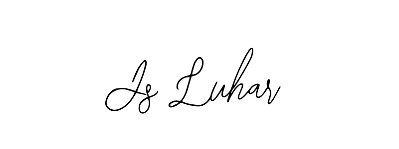 Also we have Js Luhar name is the best signature style. Create professional handwritten signature collection using Bearetta-2O07w autograph style. Js Luhar signature style 12 images and pictures png