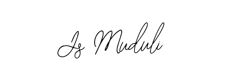 Create a beautiful signature design for name Js Muduli. With this signature (Bearetta-2O07w) fonts, you can make a handwritten signature for free. Js Muduli signature style 12 images and pictures png