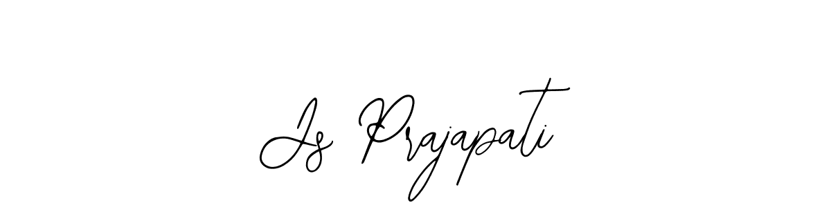 if you are searching for the best signature style for your name Js Prajapati. so please give up your signature search. here we have designed multiple signature styles  using Bearetta-2O07w. Js Prajapati signature style 12 images and pictures png