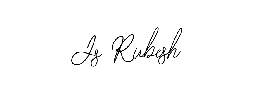 Also we have Js Rubesh name is the best signature style. Create professional handwritten signature collection using Bearetta-2O07w autograph style. Js Rubesh signature style 12 images and pictures png