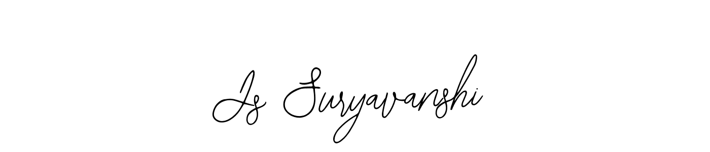 Similarly Bearetta-2O07w is the best handwritten signature design. Signature creator online .You can use it as an online autograph creator for name Js Suryavanshi. Js Suryavanshi signature style 12 images and pictures png