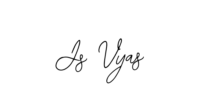 Also You can easily find your signature by using the search form. We will create Js Vyas name handwritten signature images for you free of cost using Bearetta-2O07w sign style. Js Vyas signature style 12 images and pictures png