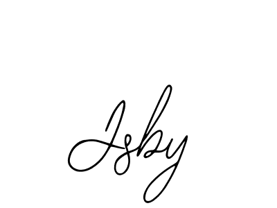 Use a signature maker to create a handwritten signature online. With this signature software, you can design (Bearetta-2O07w) your own signature for name Jsby. Jsby signature style 12 images and pictures png